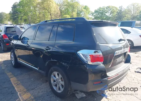 2012 Toyota Highlander Se V6 из США, поврежденный, VIN 5TDZK3EH5CS083041